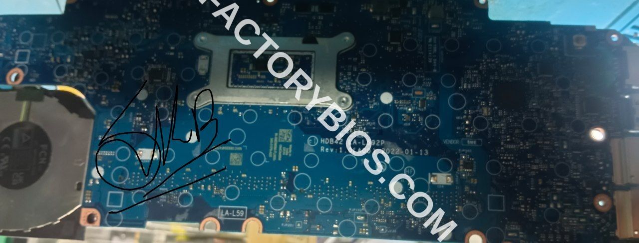 Dell  Latitude 5430 TGL - Dell Latitude 5430 TGL CON COR LP HDB42 LA-L592P Rev 1.0 (A00) 2022-01-13 SPI1 32MB 11th GEN FACTORY BIOS - Image 1