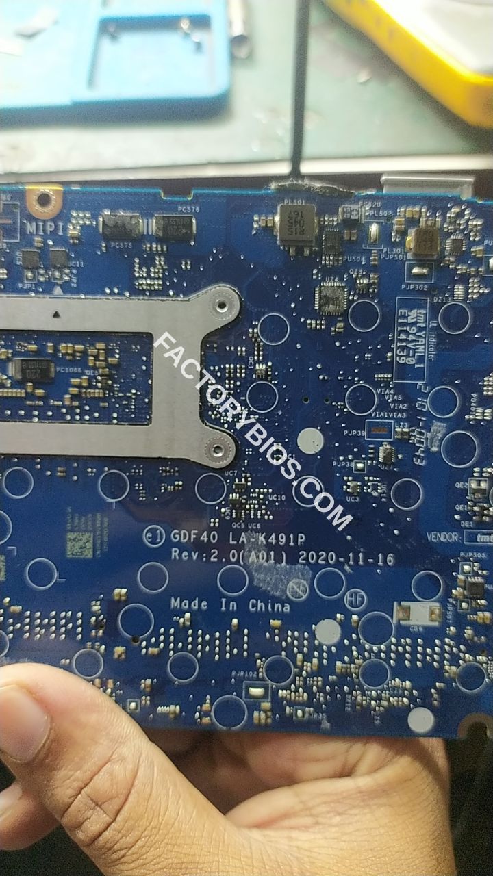 Dell Latitude 5420 - DELL Latitude 5420 SRK03 COR LP GDF40 LA-K491P Rev2.0 (A01) 2020-11-16 FACTORY BIOS - Image 1