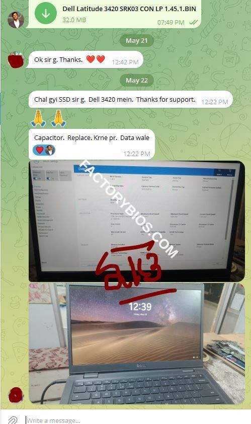 Dell Latitude 3420  - Dell Latitude 3420 CYBORG-L14 MB TGL 203068-1 SRK03 CON LP  PDF BDV FACTORY BIOS - Image 3