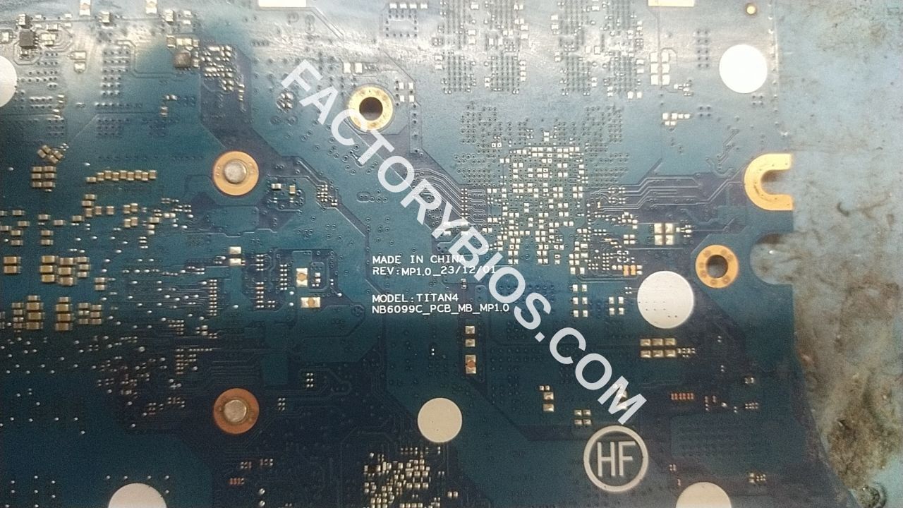 Samsung NP750XGJ - SAMSUNG NP750XGJ NB6099C_PCB_MB_MP1.0 TITAN4 P05CFP CFP FACTORY BIOS - Image 1