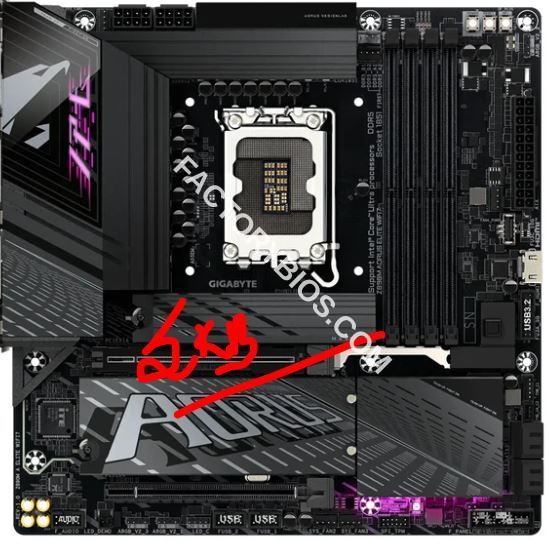 Gigabyte  Z890M AORUS ELITE WI-FI 7 - Gigabyte Z890M AORUS ELITE WI-FI 7 Intel Z890 LGA1851 CSME19 FACTORY BIOS - Image 2