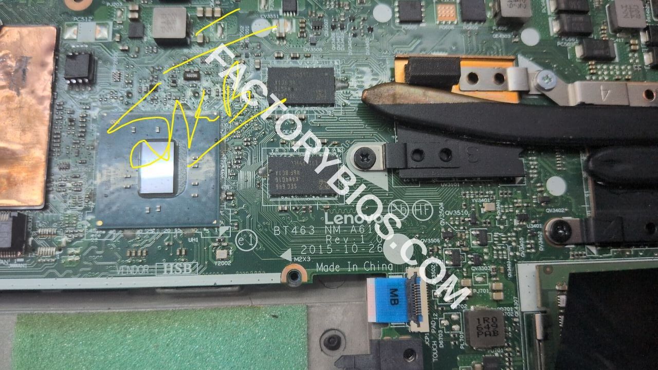 Lenovo Lenovo Thinkpad T460p Type 20FX  - Lenovo Thinkpad T460p Type 20FX COR H i5-6300HQ BT463 NM-A611 Rev 1.0 2015-10-26 DIRECT UNLOCKED R07ET FACTORY BIOS - Image 2