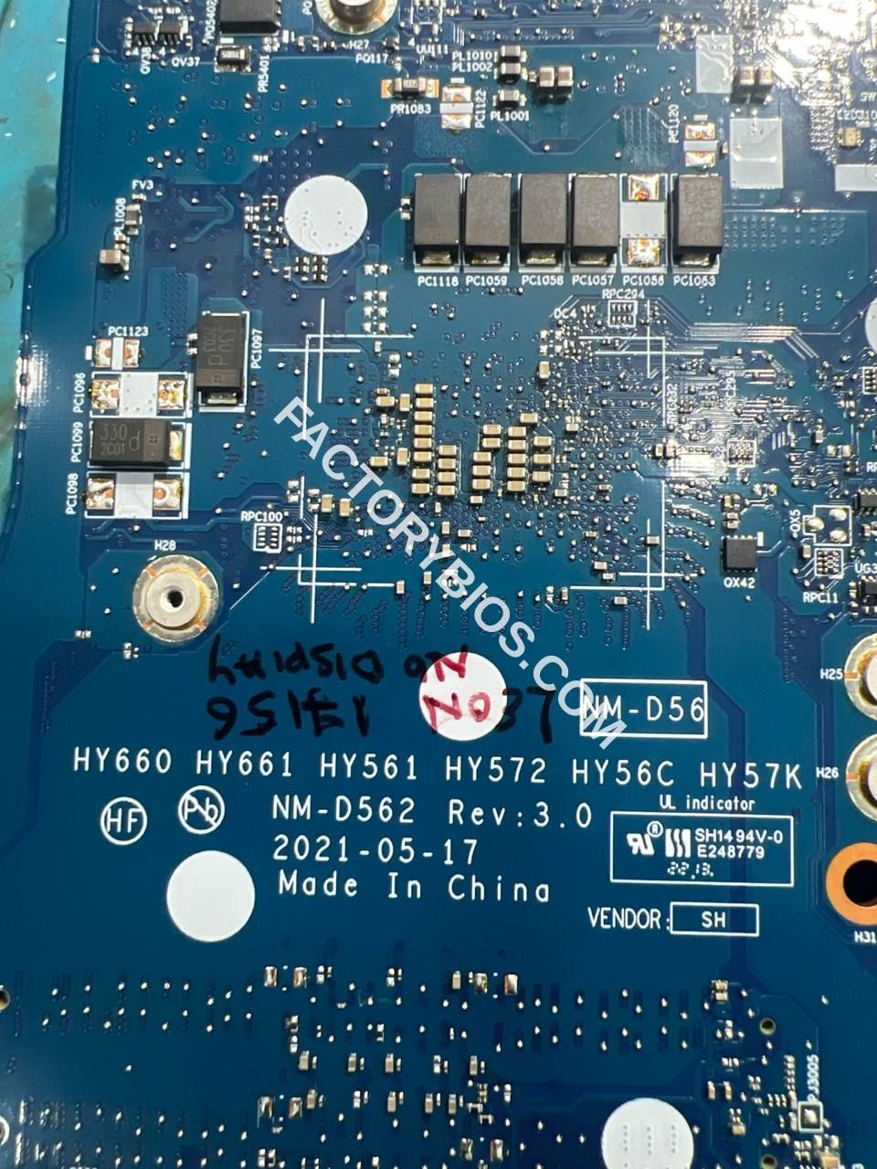Lenovo Legion 5-15ACH6H - LENOVO Legion 5-15ACH6H Type 82JU NM-D562 Rev 3.0 AMD FACTORY BIOS - Image 2
